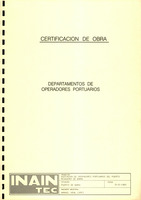 Certificado de obra 1993