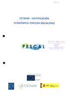 PESCAL - CETMAR - Justificación Económica Tercera Anualidad. 2015