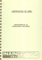 Certificado de obra 1993