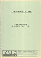 Certificado de obra 1993